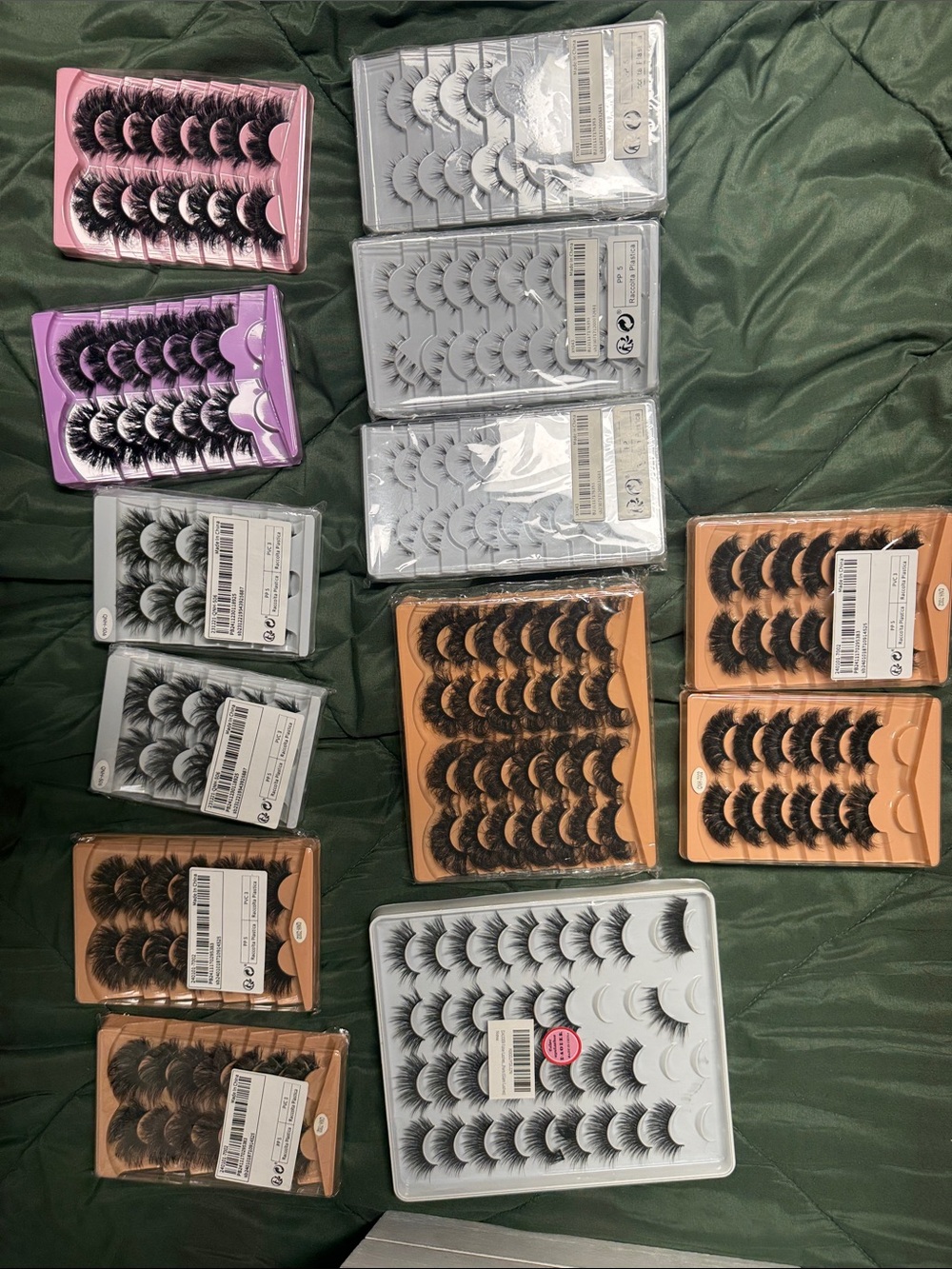 False Eyelash Multipack Assortment - Black - Unbranded